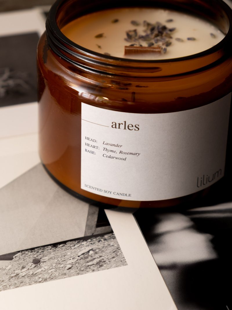 Soy wax candle 400gr - Arles