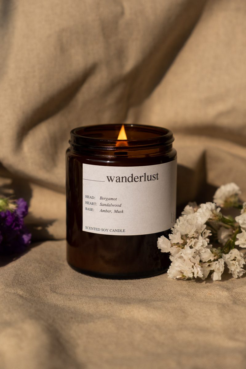 Soy wax candle 160gr - Wanderlust