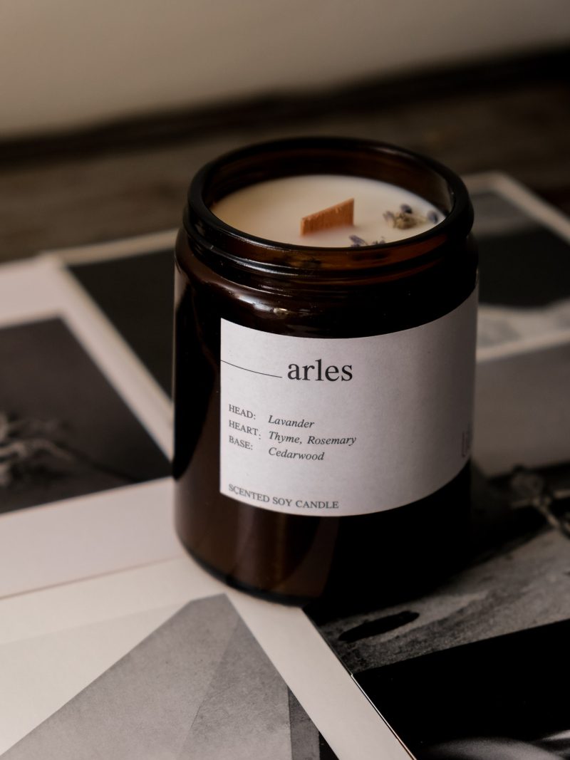 Soy wax candle 160gr - Arles