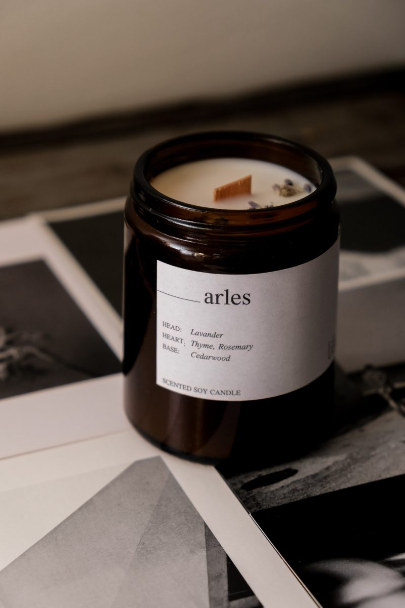 Soy wax candle 160gr - Arles