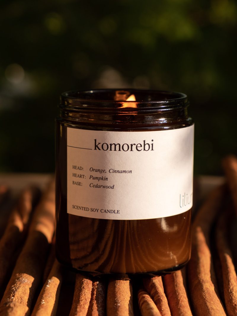 Soy wax candle 160gr - Komorebi 2