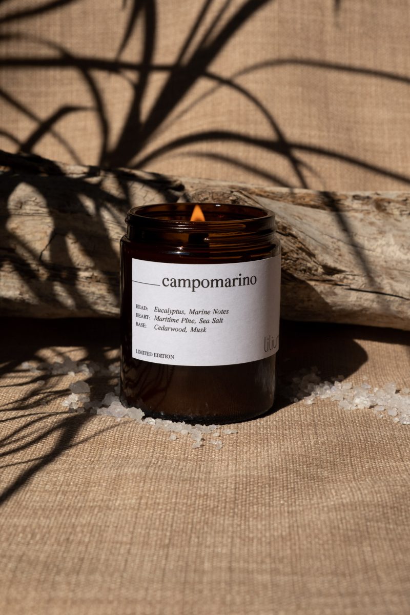 Soy wax candle 160gr - Campomarino