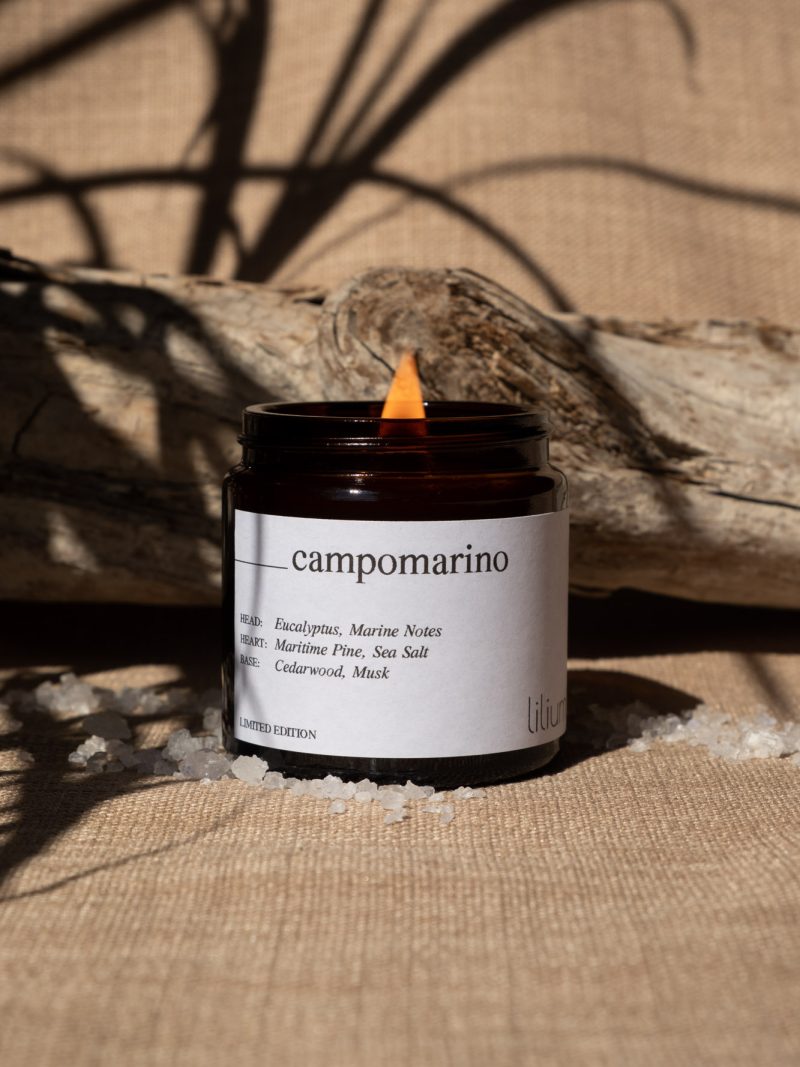 Soy wax candle 90gr - Campomarino