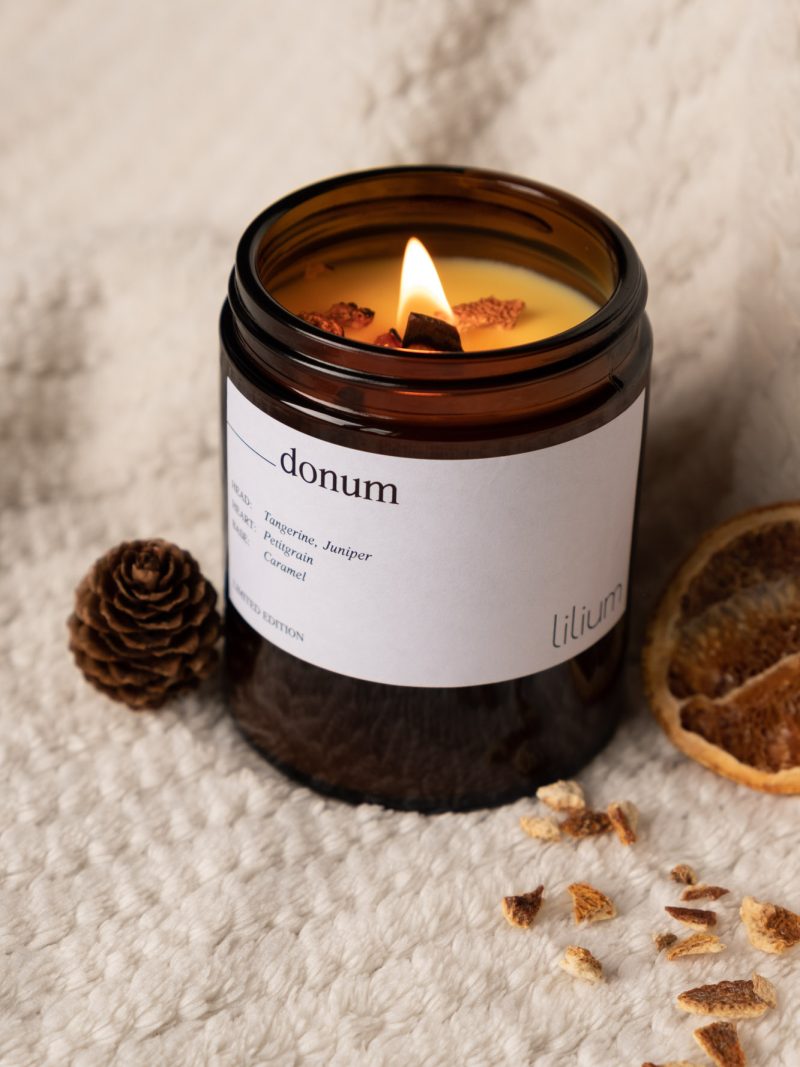 Soy wax candle 160gr - Donum