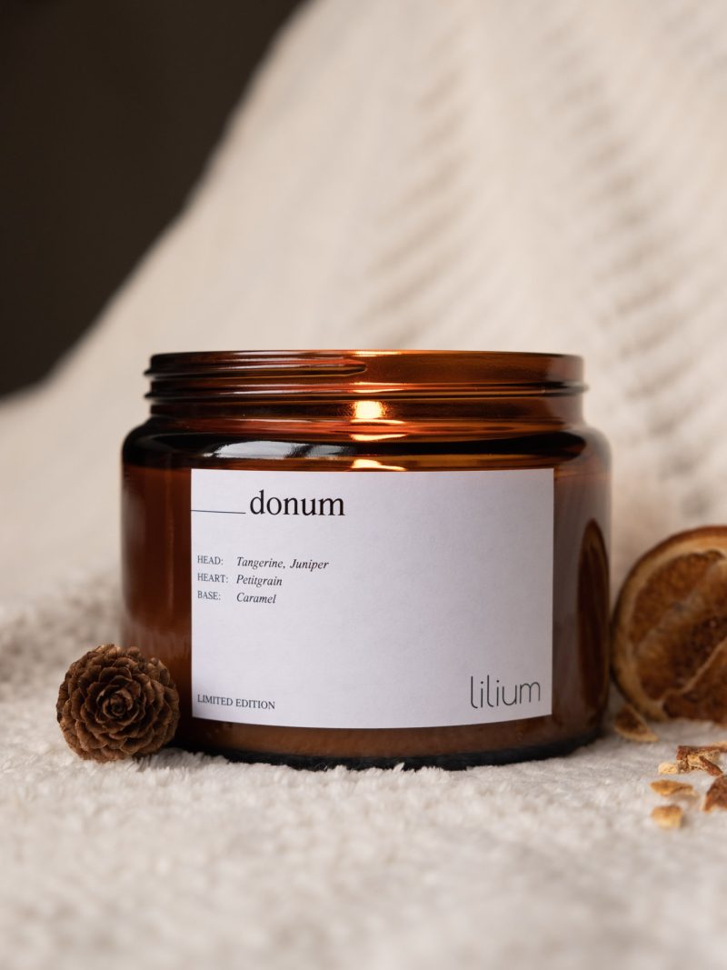 Soy wax candle 400gr - Donum
